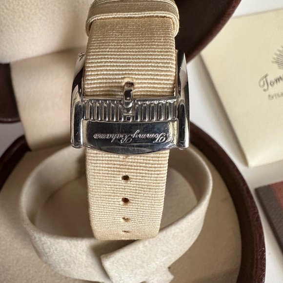 Tommy Bahama  Ladies Watch Sterling Ag 925 TB w/ Ori . Box.Tags, Booklet. Unused - Picture 7 of 10